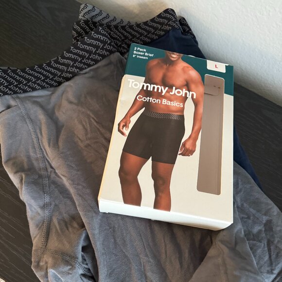 2 PACK - Tommy John Men's Boxer Briefs - Picture 1 of 6